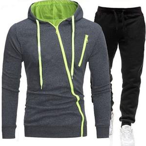 Vêtements de sport confortables en polyester 100% pour hommes, survêtement, ensemble d'exercices, hauts imprimés, pantalons de jogging, survêtement - Product Image 6