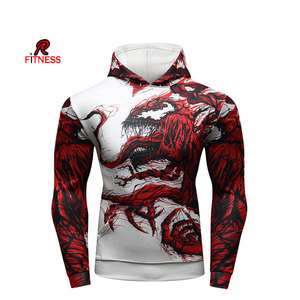 Sweat à capuche d'hiver pour homme, impression personnalisée intégrale, sérigraphie, polaire 100% polyester, haute qualité - Product Image 1