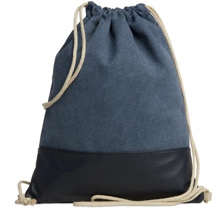 GYM BAG Sports gym bicolore vert noir Cotton Laundry Bag Dreyer Training Gym Travel clothes bag - Product Image 1