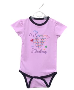 Neonato cotone vuoto logo personalizzato stampato pagliaccetto bambino cotone stampato vestiti per neonati pagliaccetto di cotone abbigliamento - Product Image 2