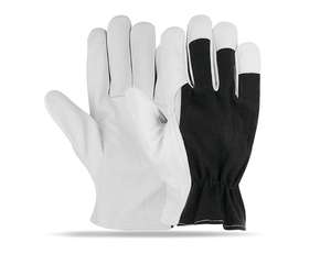 Gants de travail en cuir de chèvre KOKAL - Anti-coupure, antidérapants, pour la protection des écrans, pour une utilisation en extérieur et en assemblage - Product Image 3