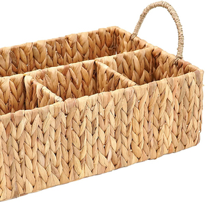 Panier de rangement suspendu en osier, corbeille naturelle tissée, idéale pour organiser - Product Image 1