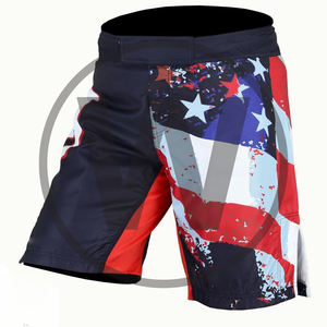 Pantalones Cortos de Gimnasio de Karate y MMA con Estampado de Marca Personalizada, Calidad Premium, Ligeros, Elásticos en Dos Direcciones, Spandex/Poliéster - Product Image 2