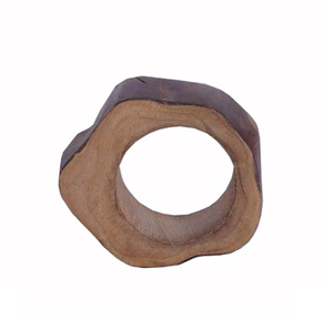 HAND CRAFTED SLEEK <b>PLAIN</b> WOODEN DINING TABLE TISSUE <b>RINGS</b> DECORATIVE DESIGNER NAPKIN <b>RING</b> - Product Image 4