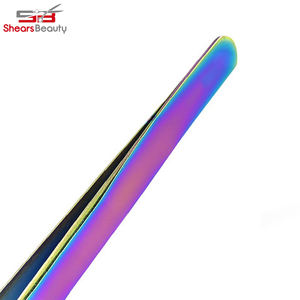Pince à épiler pour extensions de cils à revêtement argenté de haute qualité Applicateur de cils personnalisé avec pointe pointue - Product Image 4