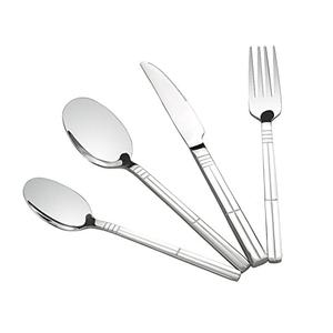 Ensemble de couverts nickelés pour la maison hôtel Restaurant vaisselle restauration ensembles de couverts de service ensembles de couverts en métal en laiton massif - Product Image 1