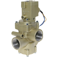 Haute Qualité grand Débit En Aluminium DN 40 1.5 pouces 1-1/2 porte Électrovanne 3 Voies vanne De Contrôle K23JD-40-15-25W
