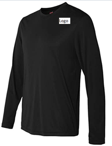 Men's Long Sleeve Cool Casual Tee-<b>Shirt</b> Printing Logo UPF 50+ (<b>100</b>% <b>Polyester</b>) Imported Pull on Closure & Machine Wash - Product Image 2