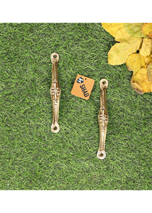 Poignée de porte en laiton élégante avec visage tribal Quincaillerie décorative élégante Accessoire fonctionnel durable pour l'intérieur de la maison unique - Product Image 2