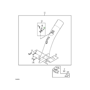 Vis de tracteur JD Numéro de pièce 21M7278 Composant de remplacement durable de haute qualité pour des performances de tracteur fiables - Product Image 2