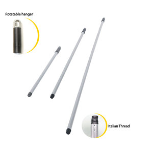 Balais à manche télescopique RAYACO de qualité supérieure multicolores avec support rotatif, tête de balai en PP pour une utilisation intérieure/extérieure - Product Image 5