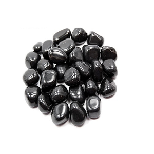 Pierre d'agate noire polie, cristal naturel de guérison, pierre décorative, Reiki, chakra, méditation, gemme énergétique, cadeau - Product Image 1
