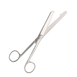 Tijeras de enterotomía manuales de acero inoxidable QNQ de 21cm, tijeras intestinales de calidad superior, instrumento quirúrgico aprobado por ISO CE - Product Image 3