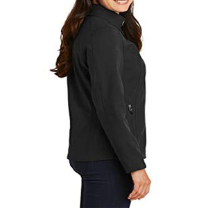 Chaqueta forrada de lana térmica de concha suave Unisex ligera impermeable a prueba de viento trabajo al aire libre hombres mujeres ropa larga tela de lana - Product Image 3