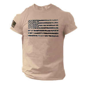 USA Distressed Flag <b>Men</b> T <b>Shirt</b> Patriotic American Tee - Product Image 2