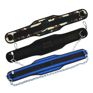 2020 Custom Neoprene Weight Lifting Belt Adjustable Weightlifting Dipping Belts Best for Workout - Product Image 6