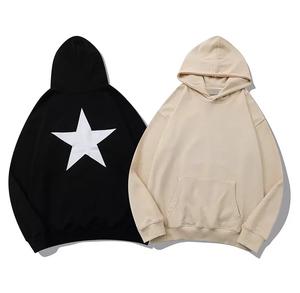 Sudadera CON CAPUCHA DE VERANO unisex para hombre, diseño de estrella de algodón y poliéster personalizado en dos colores, impresión por sublimación - Product Image 5