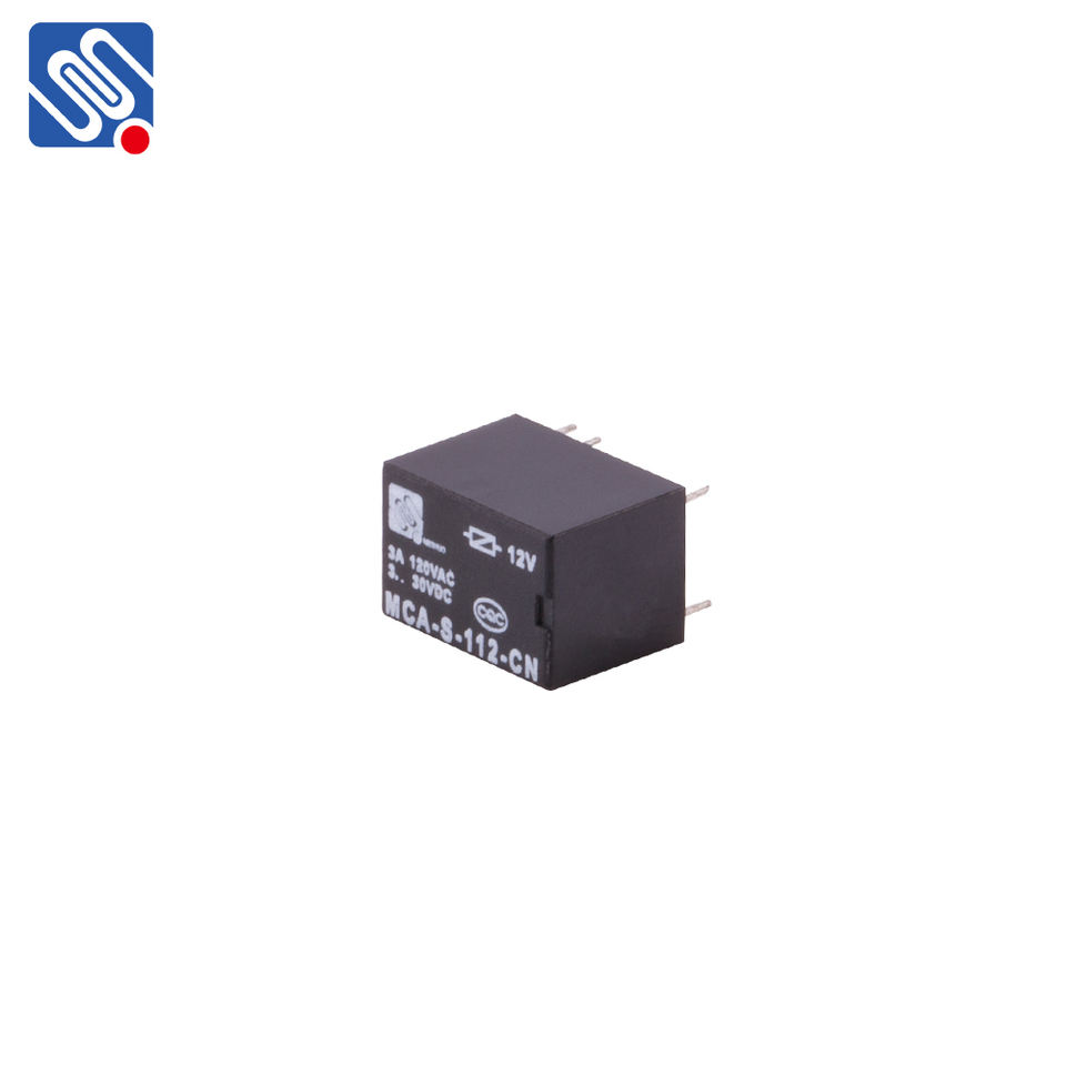 Meishuo MCA SPDT 3A 3-24VDC Electromagnetic Relay Sealed PCB Sign Relay Factory Supply