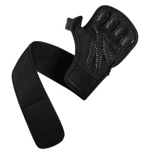 Logotipo personalizable Guantes de gimnasio Silicona transpirable Medio dedo Entrenamiento Fitness Ejercicio Guantes de levantamiento de pesas Fabricante - Product Image 6