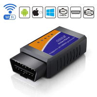 Détecteur WiFi sans fil OBD2/OBDII ELM327 lecteur de Code lecture claire du Code de voiture lumière du moteur outil de Diagnostic de voiture Scanner
