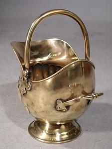 Metal Coal Bucket in Elegant Design with Sleek Silver Finished Perfect <b>for</b> Garden <b>Accessories</b> and <b>Fire</b> <b>Pit</b> Wood Storage - Product Image 6