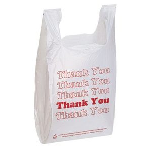 Bolsas de Compras HAPLAST de HDPE Reciclado con Refuerzo Lateral Termosellado Tipo Camiseta - Product Image 3