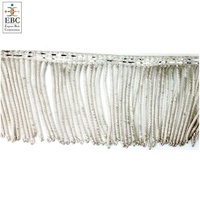 Fournisseurs et fabricants en gros de garnitures en plumes tissées OEM, durables, écologiques, argentées métalliques, à franges, pour chaussures