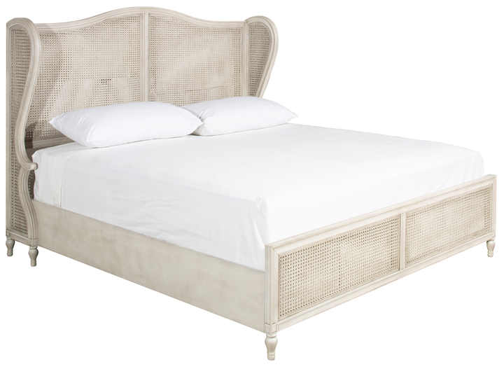 Hot Sale 100% Teak Mahogany Sungkai Wood Rattan Cane  Wicker Bed Room Exclusive Beautiful Small Medium Big Queen King Size Bed
