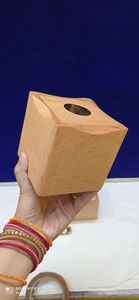 WOOD LOG BRASS CREMATION CANDLE LIGHT CREMATION <b>URN</b> FUNERAL SUPPLIES BRASSWORLD INDIA - Product Image 6