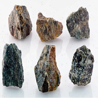 Piedra rugosa de jaspe de mar, piedras naturales sin pulir, piedras rugosas de cristal natural