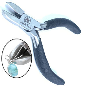 Tijeras de acero inoxidable de alta durabilidad, alicates para joyería, cortadores al ras, fabricación de joyas, cortador de alambre, acabado plateado - Product Image 4