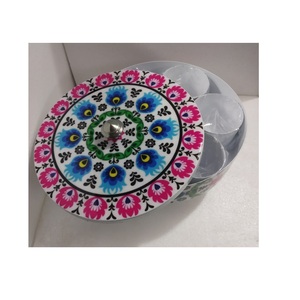 Best Selling Indian Style <b>Iron</b> Spice Box Decorative Metal Masala Container Hot From Wholesaler - Product Image 2