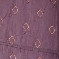 Parure de lit matelassée de luxe motif marocain en velours 100% coton vert foncé, élégante, chaude, écologique, toutes saisons