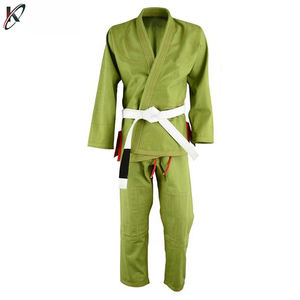 Conjunto de uniforme BJJ Gi blanco hecho a medida de alta calidad Traje de algodón de alta calidad para artes marciales para Taekwondo - Product Image 5