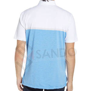 เสื้อโปโลกอล์ฟของผู้ชายเสื้อโปโลแบบลำลองแขนสั้นป้องกันริ้วรอยออกแบบได้ตามต้องการ - Product Image 2