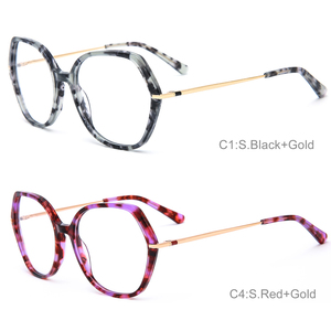 Unique Color Big Round Acetate Optical Frames <strong>Glasses</strong> Optical Eyewear Eyeglasses Frames - Product Image 6