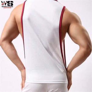 Débardeur pour homme, vêtements de gymnastique et de course à pied, de couleur blanche, respirants, de haute qualité, personnalisé, nouvelle collection, - Product Image 5