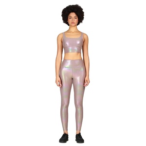 Conjunto de ropa de descanso para mujer, traje de Yoga, chándal de gimnasio, 2 uds. - Product Image 4