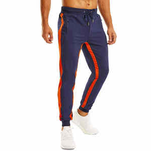 กางเกงกีฬาสำหรับผู้ชายกางเกงวิ่งจ๊อกกิ้งแบบลำลองกางเกงเอวยางยืดปรับแต่งโลโก้ได้ - Product Image 1