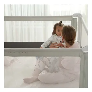 Bebek yatağı koruma, katlanabilir yatak rayları