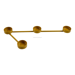 Bougeoirs en métal au Design ironique, vente en gros, meilleure vente, bougeoir en fer, maison, Villa, dîner et mariage - Product Image 2