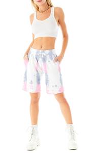 Qualité supérieure Femmes Durable Tie Dye Imprimé À Capuche Poignets Côtelés et Ourlet Cordon Fermeture Femmes Pull À Capuche - Product Image 5