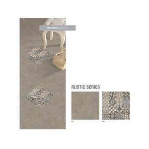 เซรามิกสีส้ม 4 หินการออกแบบลูกโซ่กระเบื้องปูพื้นผิวหยาบ 40x40 ซม - Product Image 6