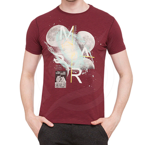 T-shirt de sport pour homme, personnalisé, décontracté, haute qualité, col rond, style vintage, logo personnalisé, quantité OEM, polyester/coton, séchage rapide - Product Image 1