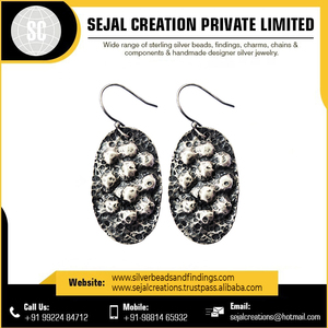 Wholesale 925 Sterling Silver Large Drop <b>Earrings</b> <b>Top</b> Selling Fine Jewelry with Diamond for Weddings - Product Image 3