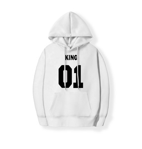 Venta al por mayor unisex multicolor jersey de gran tamaño Sudadera con capucha impresa personalizada número frontal pantalla hombres mujeres cosecha invierno - Product Image 3