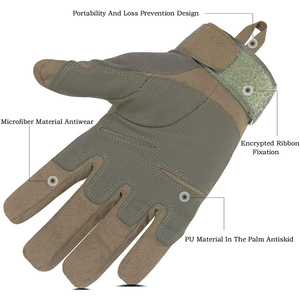Gants tactiques sur mesure Services OEM Dernière conception professionnelle Protection des articulations Conception personnalisée Matériau de haute qualité - Product Image 3
