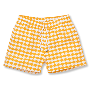 กางเกงขาสั้นเล่นยิมสำหรับผู้ชายสีทึบโลโก้ตามสั่งสี - Product Image 1