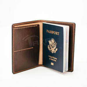 Soporte de pasaporte de cuero genuino, de la mejor calidad, peso ligero para viajar - Product Image 6
