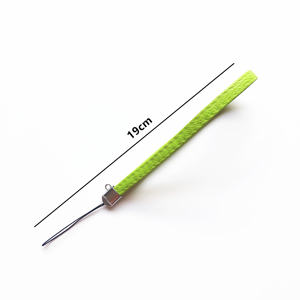 Wholesale PU Leather Hand Wrist Strap <strong>Lanyard</strong> Cell Phone Case Wristband Strap Rope Keychain - Product Image 6